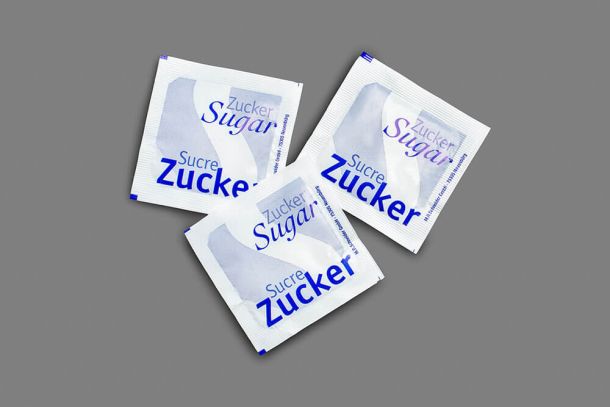 Zuckerbriefchen Motivserie Typo